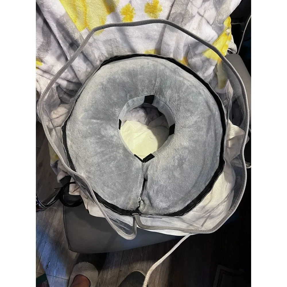 BARKLESS Dog Cone Collar, Inflatable Dog Cone After Surgery for Large XL